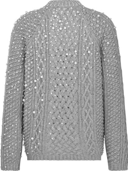 dior erl sweater|Dior x ERL Grey Embellished Sweater .